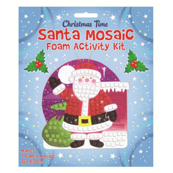 Diy-Mosaik-Set für Weihnachten: Weihnachtsmann-Bastelkit - Kinder & Familie