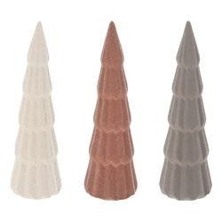 Dreieckiger Sand-Weihnachtsbaum, ca. 14cm Höhe - Festliche Deko für Tische & Regale