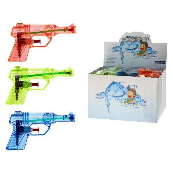 Dreierpack Mini-Wasserpistolen, je ca. 13 cm &ndash; Spa&szlig; f&uuml;r drau&szlig;en garantiert