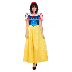 Dress-Up Schneewittchen Kostüm Für Erwachsene - Märchenprinzessin Verkleidung