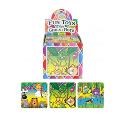 Dschungel-Puzzle, 13 cm x 12 cm, 3 verschiedene Motive, Bildungsspielzeug für Kinder