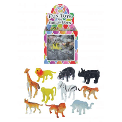 Dschungeltiere Spielset, 4-6 cm, 10 verschiedene Figuren