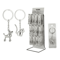 Duo Schlüsselanhänger Hund & Katze – Charmant & Praktisch für Tierfreunde