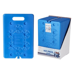 Effizienter Kühlakku 600ml, Set mit 12 Stück, praktisches Display, Maße ca. 20x30cm