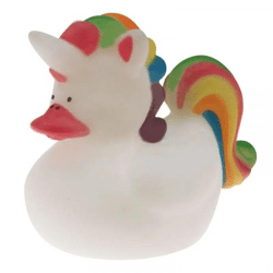 Einhorn-Gummi-Ente, 7 cm