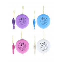 Einhorn Punchballons 16cm, 4,5g - Bunte Partyballons für Kinder, sortiert