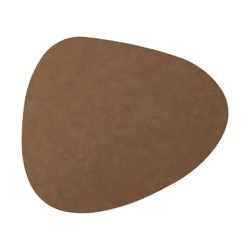 Elegantes Tischset aus PVC - Stone Lederoptik, Hellbraun, Robuste & Stilvolle Tischunterlage