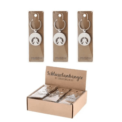 Engel Schlüsselanhänger mit Einkaufswagenchip – Praktisch & Spirituell