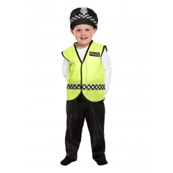 Enkelkind Polizist Kostüm, 3 Jahre alt