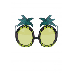 Erwachsenen-Sonnenbrille mit gelber Ananas-Glasur, UV-Schutz, Trend-Design