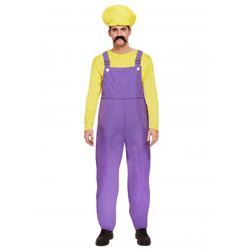 Erwachsenenkostüm Super Workman In Gelb, Heldenoutfit