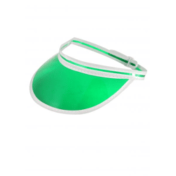 Erwachsener Grüner Poker Visierhut - Casino Dealer Kappe Für Spieleabende & Kostümveranstaltungen