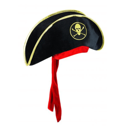 Erwachsener Piratenhut - Klassischer Freibeuterhut Für Kostümpartys & Themenveranstaltungen