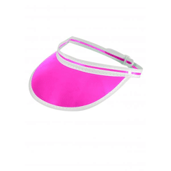 Erwachsener Rosa Poker Visierhut - Casino-Stil Kappe Für Spieleabende & Themenpartys