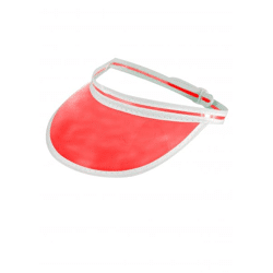 Erwachsener Roter Poker Visierhut - Casino Dealer Kappe Für Kartenspiele & Kostümveranstaltungen