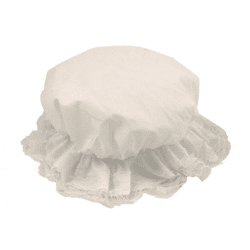 Erwachsener Viktorianischer Mophut - Klassischer Weißer Hauben-Hut Für Historische Kostüme