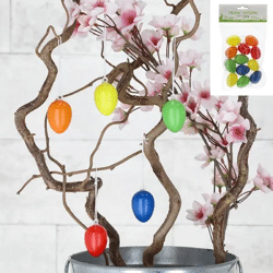 Farbenfrohes Osterei-Ensemble, 12 Stück – Ideal für Osterfeiern