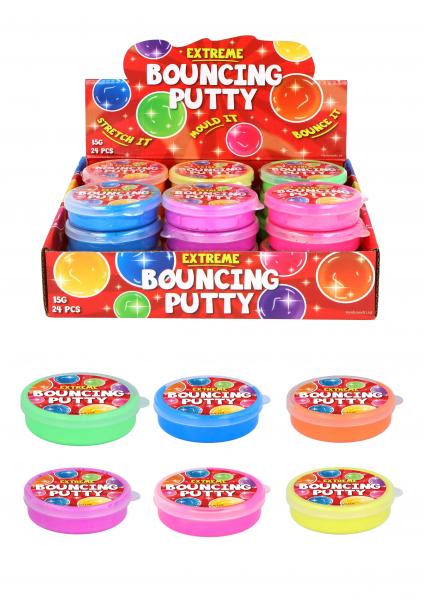 Federknete, 15G, 7 cm x 2 cm, 6 verschiedene Farben, Dehnbares Spielzeug f&uuml;r Kinder