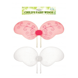 Fee-Flügel für Kinder 32cm - 2 sortierte Farben, märchenhaftes Kostümzubehör