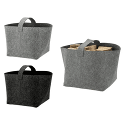 Filz Aufbewahrungskorb mit Henkel, 36x36x34cm – Vielseitiger Organizer | Stilvolle Filz Aufbewahrungsbox