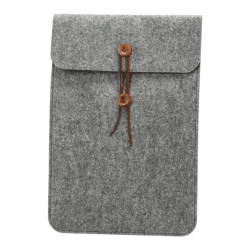 Filz-Dokumententasche mit Knopfverschluss, ca. 41x28cm - Eleganter Organizer