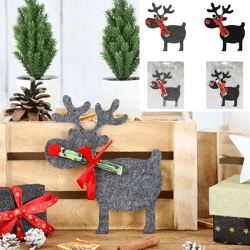 Filz Rentier Geldgeschenk Halter - Charmantes Set aus 2