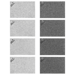 Filz-Tischset Frohe Weihnachten 8er Set, ca. 45x30cm – Festliche Tischdekoration