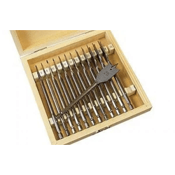 FLACHFRASBOHRERSATZ: Hochwertiger Flachfräsbohrer-Set - Profi Holzbohrer-Kit für präzises Bohren in Holz