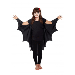 Fledermausumhang für Kinder – Einheitsgröße, Halloween-Umhang für Kinder