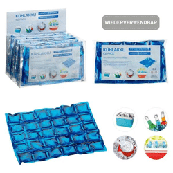 Flexibler Gel-Kühlakku 24x29 cm – Vielseitiges Kältepad für Therapie