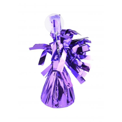 Fliederfarbenes Folienballongewicht 85 g – stabiles Bodengewicht für Partydekorationen