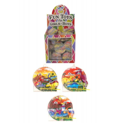 Flipperball-Puzzle Dinosaurier - 5,5 cm x 5,8 cm, 3 verschiedene Designs