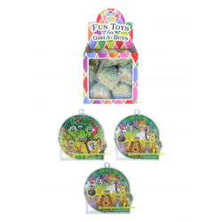 Flipperball-Puzzle Dschungel - 5,5 cm x 5,8 cm, 3 verschiedene Designs