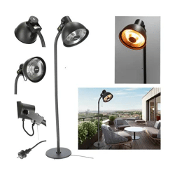 Freistehender Terrassenheizstrahler - Effiziente Wärme für Ihren Außenbereich mit ca. 2000W Leistung