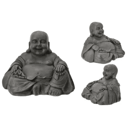 Fröhlicher Buddha, Groß, 60cm Breite – Beruhigende Raumdekoration