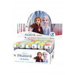 Frozen 2 Bubble Tubs, 60Ml, With Labyrinth-Puzzle Im Deckel – Kinder Seifenblasen Spielzeug