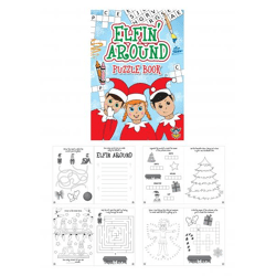 Fun Elfin Buch: Runde Puzzle, 10,5cm x 14,5cm, 16 Seiten - Kinder Lernspielzeug