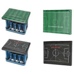 Fußball-Design Bierkastensitze, 2er-Set, ca. 43x33 cm - Ideal für Sportfans