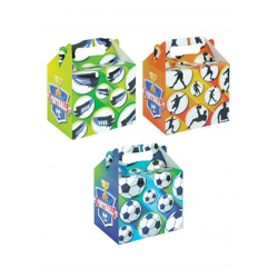 Fußball Lunchbox für Kinder, 14L x 9,5B x 12H cm, Bpa-Frei, 3 Designs