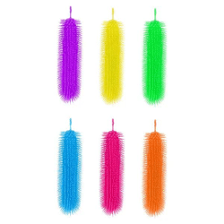 Fuzzy Worm Pack: 6 Count, Approximately 26cmL - SEO-Enhanced Listing for Maximum Exposure