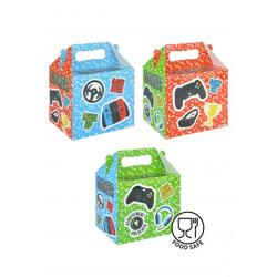 Gamer-Lunchbox, 14L x 9,5B x 12H cm, 3 Designs, robust & trendy für Gaming-Fans