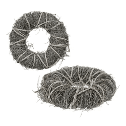 Geflochtener Weidenkranz, Naturkranz, ca. 30cm Durchmesser – Dekorativer Tür- und Wandkranz