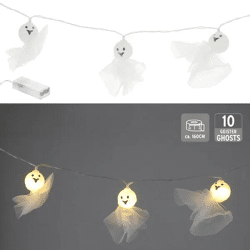 Geister LED Lichterkette, Deko-Licht, 160cm Länge, Stimmungslicht