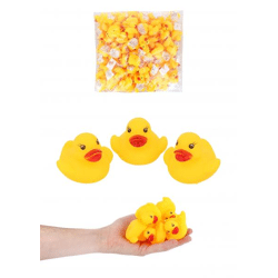 Gelbe Gummiente, 5 cm - Klassisches Badespielzeug für Babys & Enkelkinder