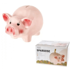 Geldsack Sparschwein Pink XXL, ca. 25cm - Niedliche Spardose für große Ersparnisse