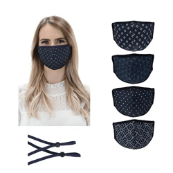 Geschäftsmaske, 4er-Pack - Professionelle Masken für Mund und Nase zum Schutz in geschäftlichen Umgebungen