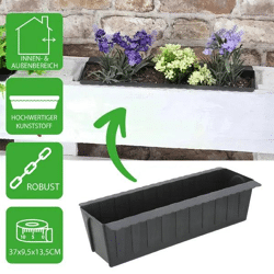 Gewellter Pflanzkasten für Europaletten, 37cm Breite – Ideal für den Garten