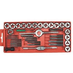 GEWINDESCHNEIDESATZ : Hochwertiger Gewindeschneidesatz - Profi Gewindeschneidwerkzeug-Set für präzises Gewindeschneiden