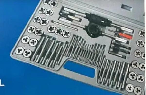 GEWINDESCHNEIDESATZ: Profi-Gewindeschneidesatz - Hochwertiges Gewindeschneidwerkzeug-Set f&uuml;r pr&auml;zises Gewinde schneiden