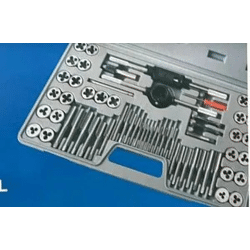 GEWINDESCHNEIDESATZ: Profi-Gewindeschneidesatz - Hochwertiges Gewindeschneidwerkzeug-Set für präzises Gewinde schneiden